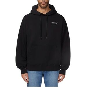 Off-White Costco Exclusive Men's Pullover Hoodie Black XL